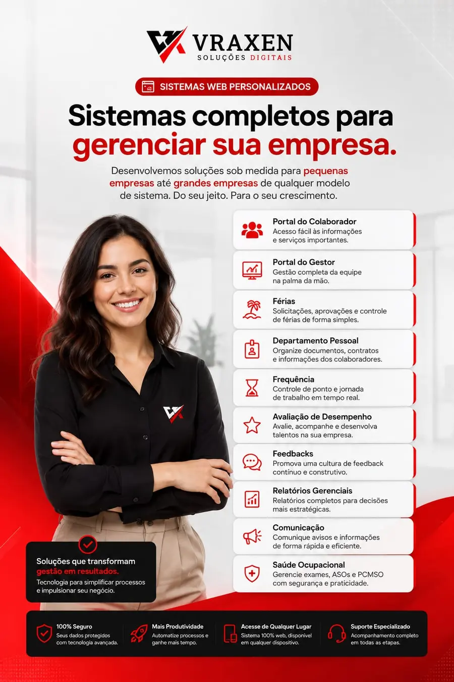 Sistemas completos para gerenciar sua empresa