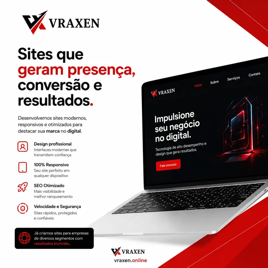 Sites que geram presença, conversão e resultados